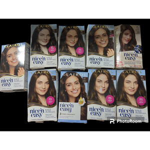 9 #4g Clairol dark golden brown hair color dye #1181